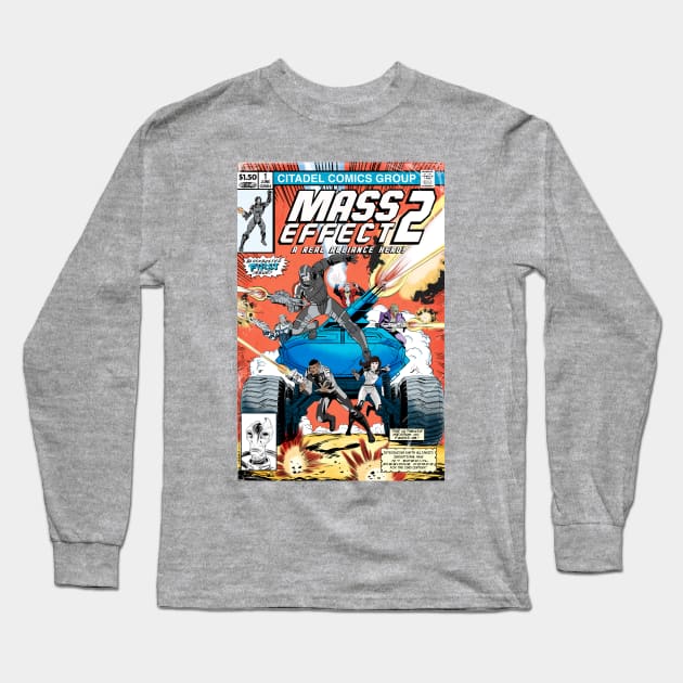 MASS EFFECT '82 - YO JOE COVER Long Sleeve T-Shirt by CrazyPencilComics